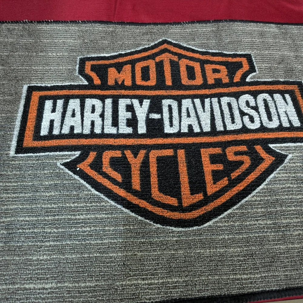 Harley-Davidson Red and Black Fabric